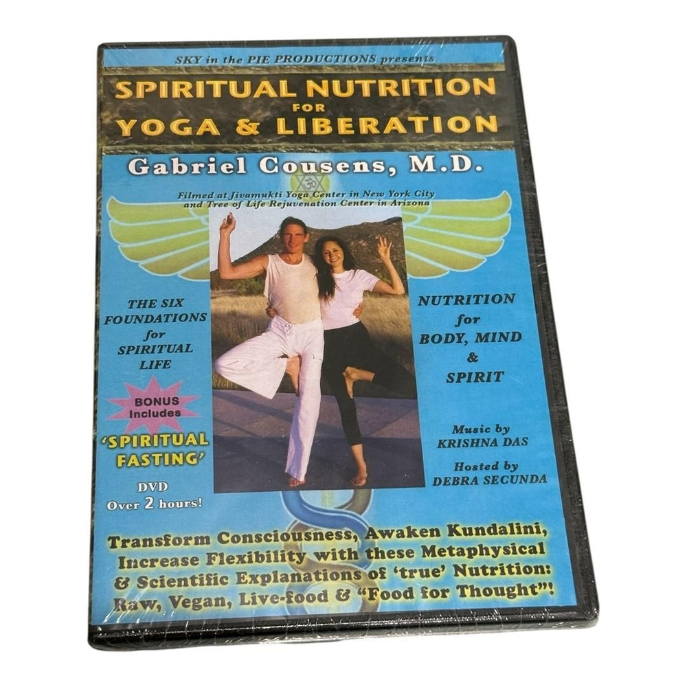 Spiritual Nutrition for Yoga & Liberation Raw Vegan DVD Gabriel Cousens Sealed